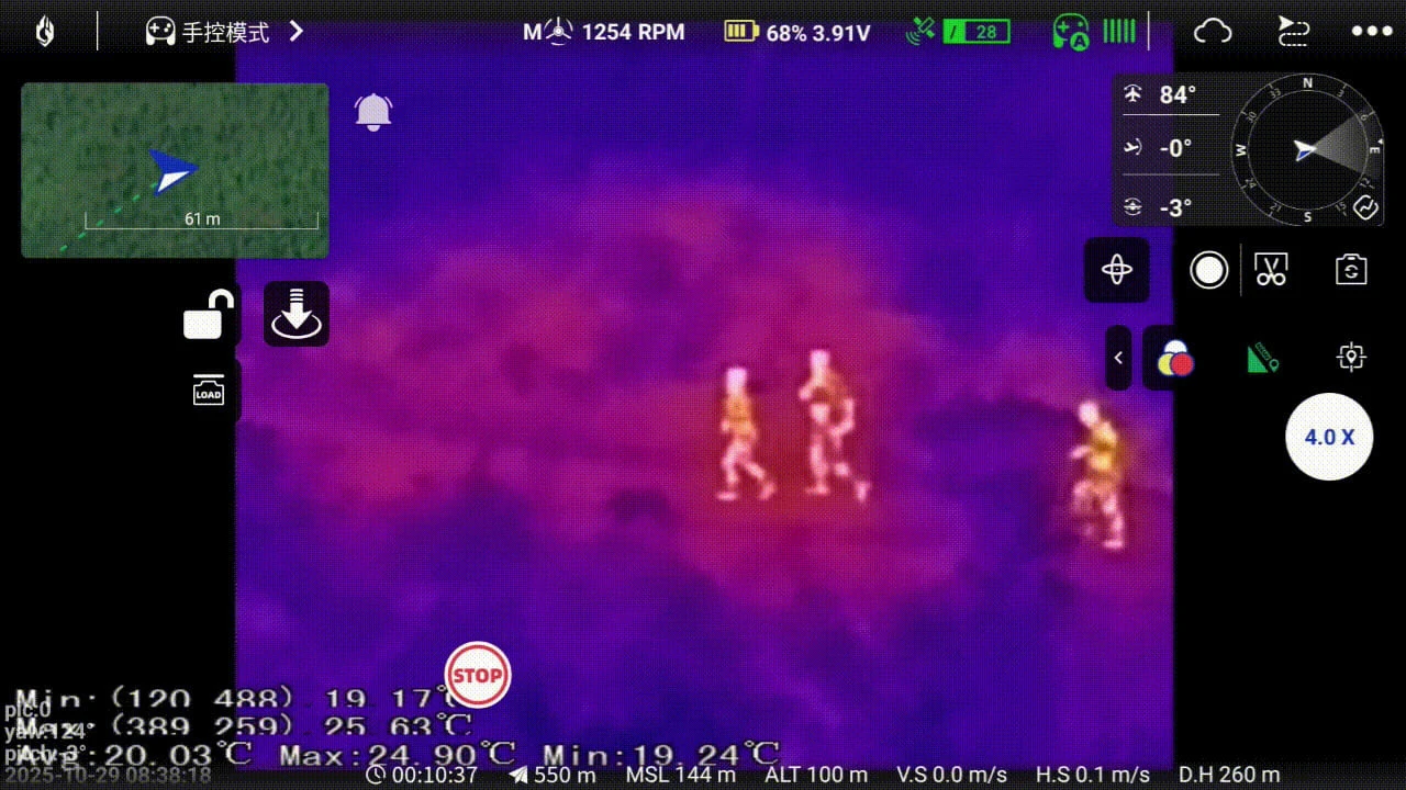 UAV forest patrol